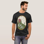 Hiking & Adventure Great Outdoors Wanderlust Live  T-shirt (Voorkant volledig)