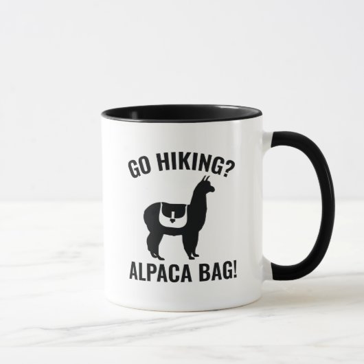 Hiking? Alpaca Bag! Mok (Rechts)