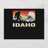 Hiking Bigfoot Idaho Camping Sasquatch Briefkaart (Voorkant)