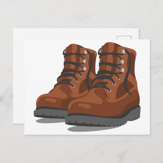 Hiking Boots Briefkaart (Voorkant / Achterkant)