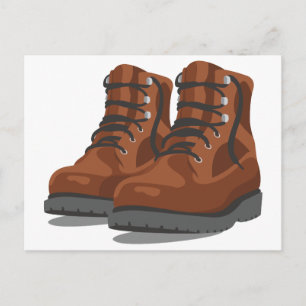 Hiking Boots Briefkaart