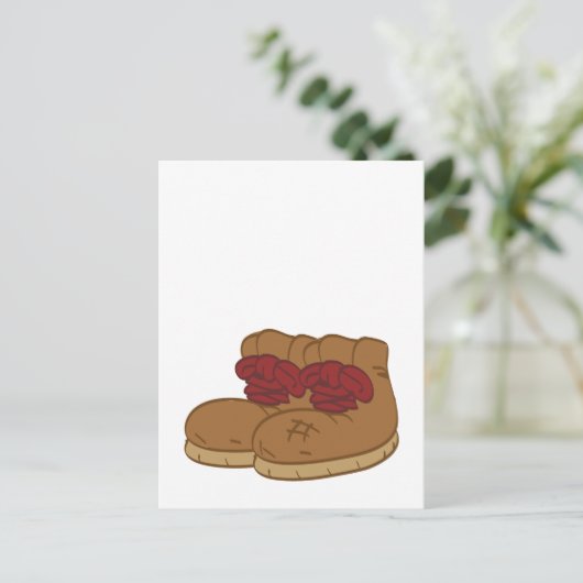 Hiking Boots Briefkaart (Staand voorkant)