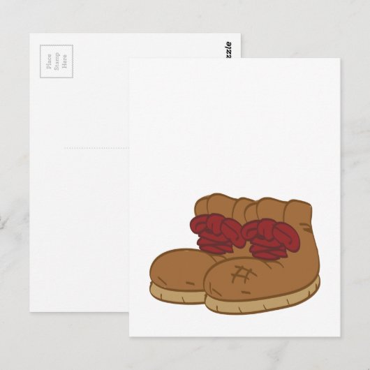 Hiking Boots Briefkaart (Voorkant / Achterkant)