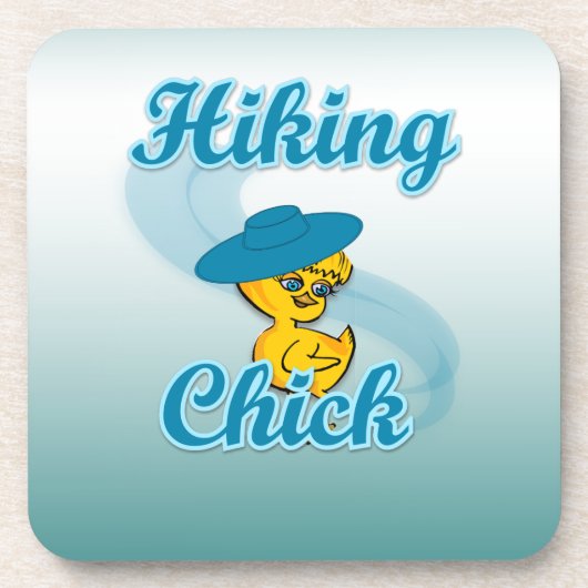 Hiking Chick 3 Onderzetter (Voorkant)