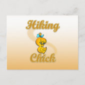 Hiking Chick Briefkaart (Voorkant)