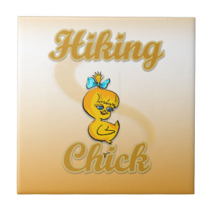 Hiking Chick Tegeltje