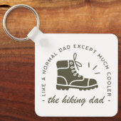 Hiking dad funny hiker father sleutelhanger (Voorkant)