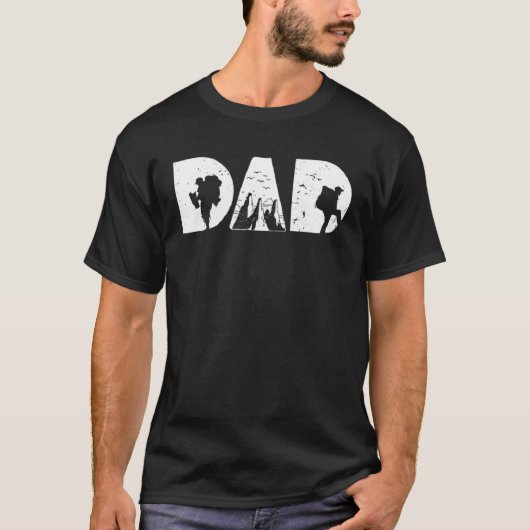 Hiking Dad  Hikers Hike Hiking T-shirt (Voorkant)