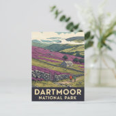 Hiking Dartmoor National Park Travel Briefkaart (Staand voorkant)