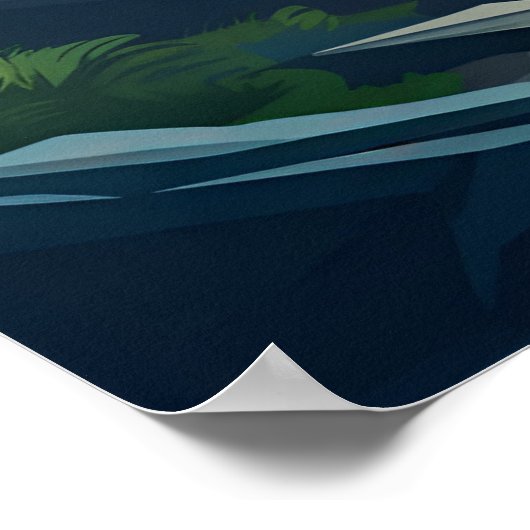 Hiking Digital Art Design Poster (Hoek)