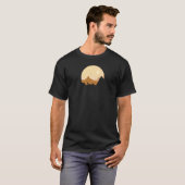 Hiking Dog Mountains German Shepherd T-shirt (Voorkant volledig)