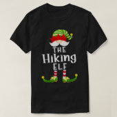 Hiking Elf Group Kerstmis Funny Pajama Party T-shirt (Design voorkant)