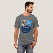 Hiking en hond Kinda Day Boxer W-bril T-shirt (Voorkant volledig)