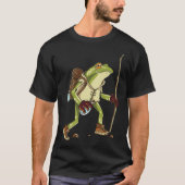 Hiking Frog Animal t  T-shirt (Voorkant)