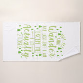 Hiking Funny Gezegde Badhanddoek (Badhanddoek)