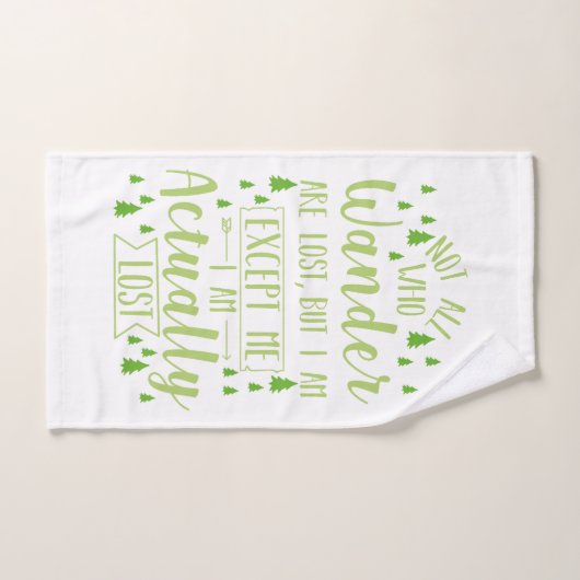 Hiking Funny Gezegde Handdoek (Handdoek)