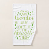 Hiking Funny Gezegde Handdoek (Handdoek)