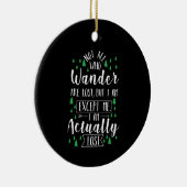 Hiking Funny Gezegde Keramisch Ornament (Rechts)