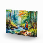 Hiking Girl Fotoblokken (Rechts)