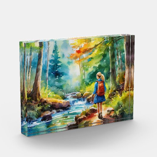 Hiking Girl Fotoblokken (Links)