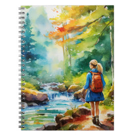 Hiking Girl Notitieboek