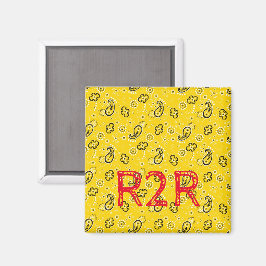Hiking Grand Canyon AZ Yellow Red R2R Magneet