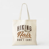 Hiking Hair Don't Care Tote Bag (Achterkant)