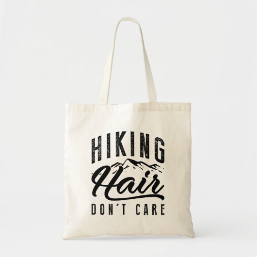 Hiking Hair Don't Care Tote Bag (Voorkant)