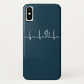 Hiking hartslag Case-Mate iPhone case (Achterkant)