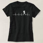 Hiking Heartbeat EKG Hiker Lover Pulse EKG 1610 T-shirt (Design voorkant)