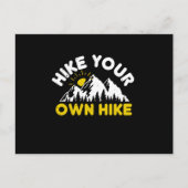 Hiking - Hike je eigen heek Briefkaart (Voorkant)