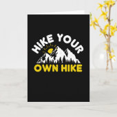 Hiking - Hike je eigen heek Kaart (Gele Bloem)