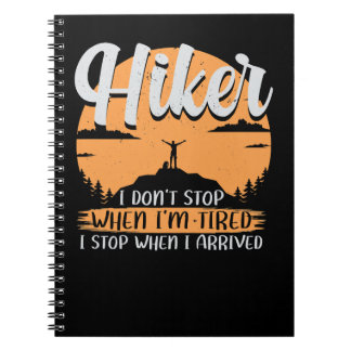 Hiking Hiker Mountainer Outdoor 680 mou Notitieboek