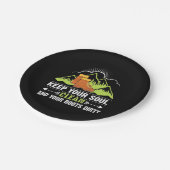 Hiking Houd uw bron schoon Papieren Bordje (Gekanteld)