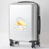 Hiking Houd uw bron schoon Sticker (Koffer)