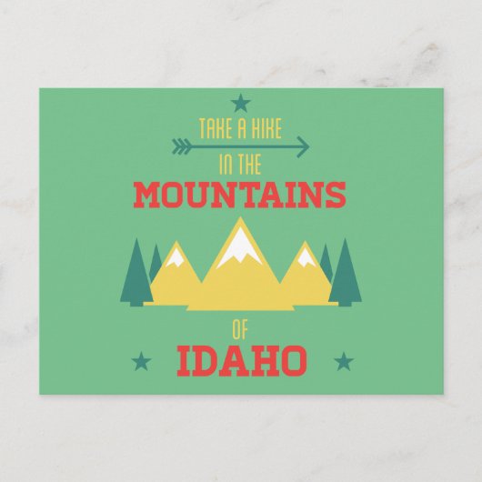 Hiking in Idaho Briefkaart (Voorkant)