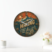Hiking Is Always a Good Idea  Hiker Gift Grote Klok (Huis)