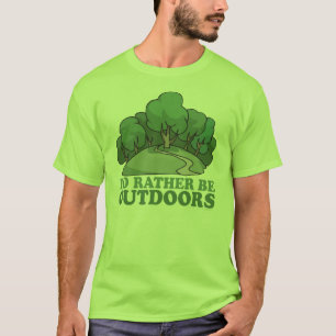 Hiking, kamperen, Trekking, naar buiten klimmen! T-shirt