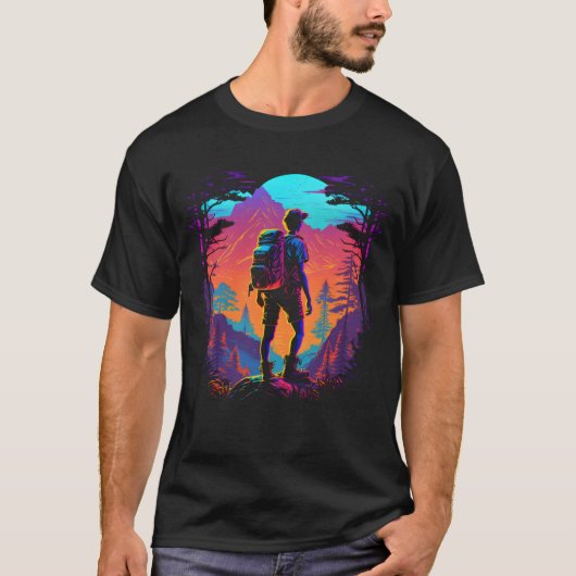 Hiking Landschap T-shirt (Voorkant)