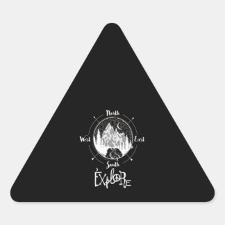 Hiking Lover | Verkennen van fietskompassen Sticker