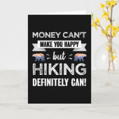 Hiking maakt je gelukkig Funny Hiker Gift Kaart (Gele Bloem)