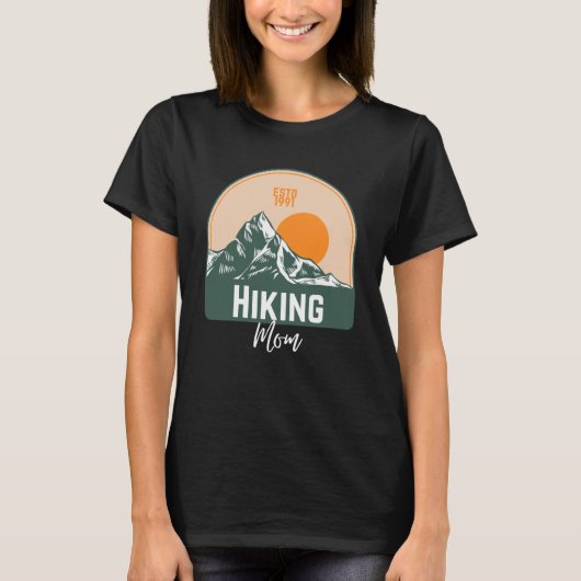 Hiking mama t-shirt (Voorkant)