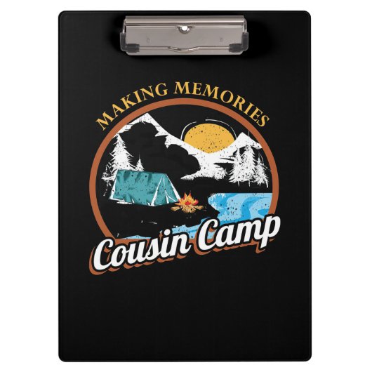 Hiking Memories Cousin Camp Klembord (Voorkant)