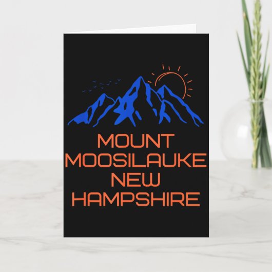 Hiking Mount Moosilauke New Hampshire Mountain Cli Kaart (Voorkant)
