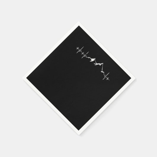 Hiking Mountain Heartbeat Heartbeat Servet (Hoek)