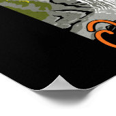 Hiking Mountain I Love Peeing Outside Camping Pun Poster (Hoek)