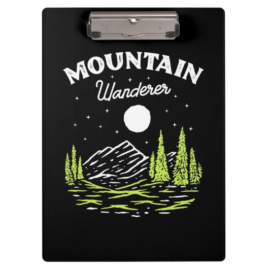 Hiking Mountain Wanderer Klembord (Voorkant)