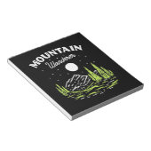 Hiking Mountain Wanderer Notitieblok (Schuin)