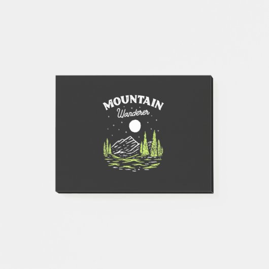 Hiking Mountain Wanderer Post-it® Notes (Voorkant)