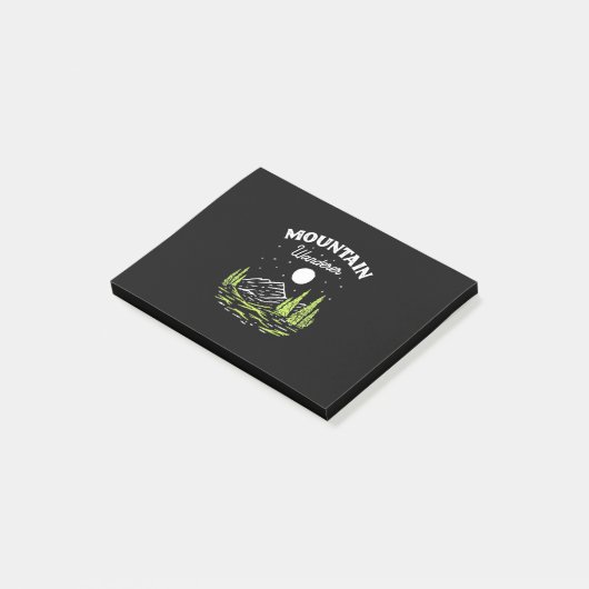 Hiking Mountain Wanderer Post-it® Notes (Schuin)
